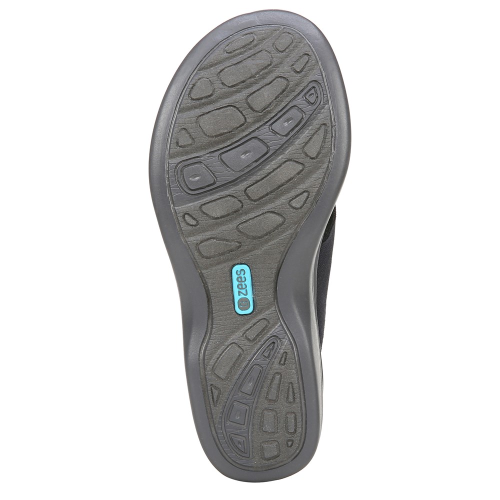 Bzees Desire Wedge Sandal - Navy Fabric