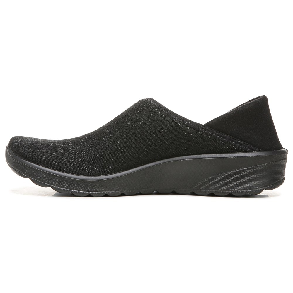 Bzees Getaway Mule Sneaker - Black Shimmer Fabric Bzees Getaway Mule Sneaker - Black Shimmer Fabric