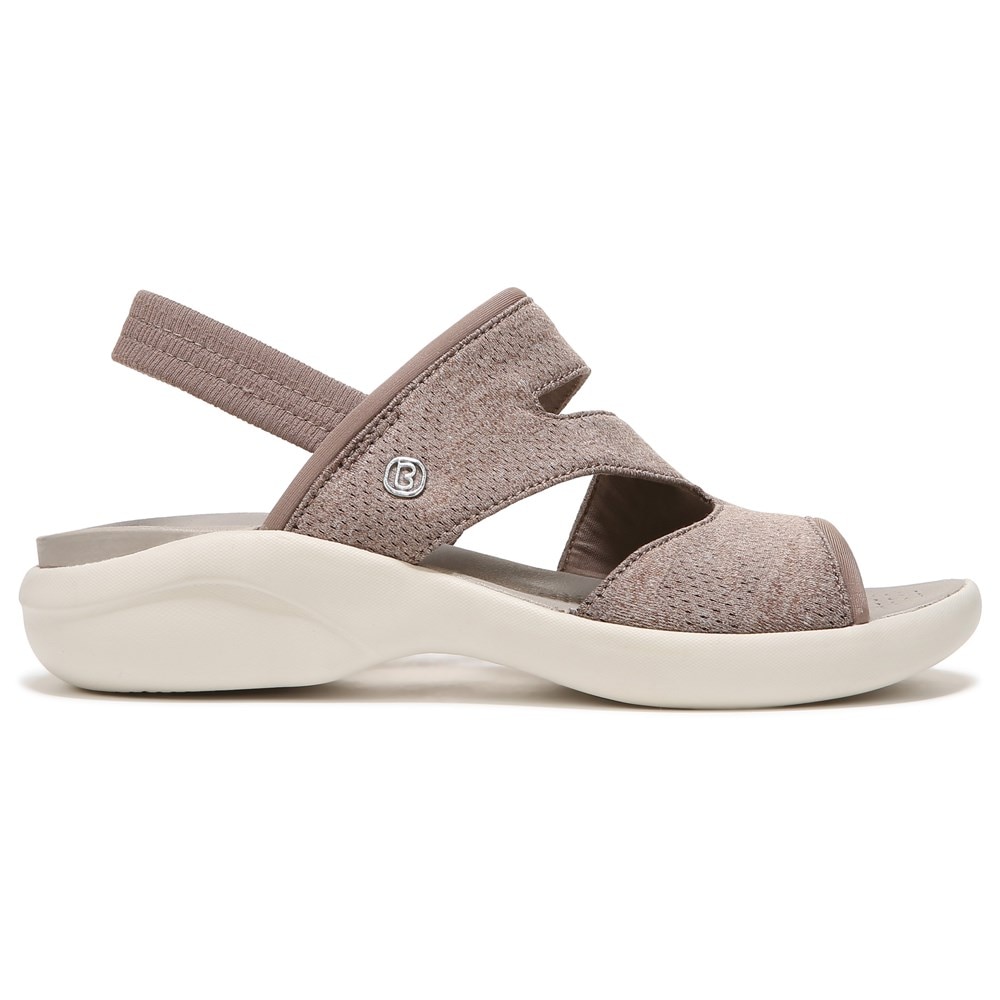 Bzees Cleo Strappy Sandal - Latte Camo Fabric Bzees Cleo Strappy Sandal - Latte Camo Fabric