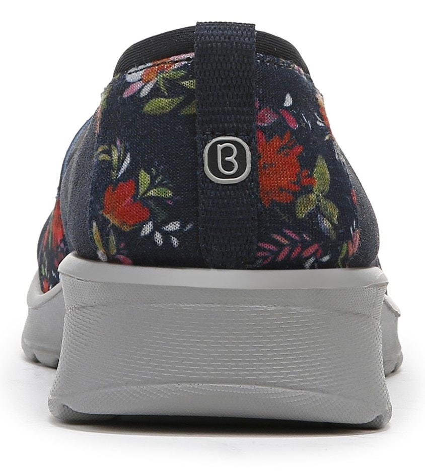 Bzees Gracie Slip On Loafer - Navy Floral Fabric Bzees Gracie Slip On Loafer - Navy Floral Fabric