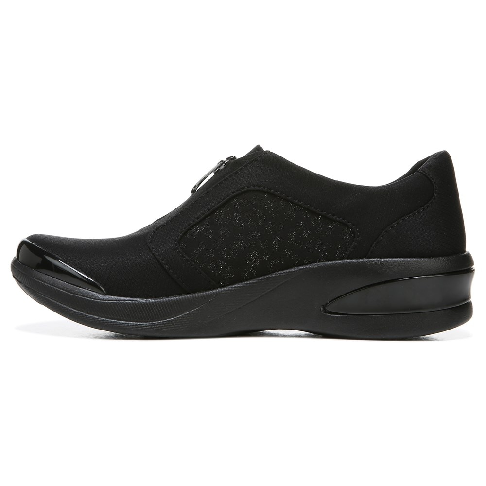 Bzees Florence Slip On Sneaker - Black Leopard Print Bzees Florence Slip On Sneaker - Black Leopard Print